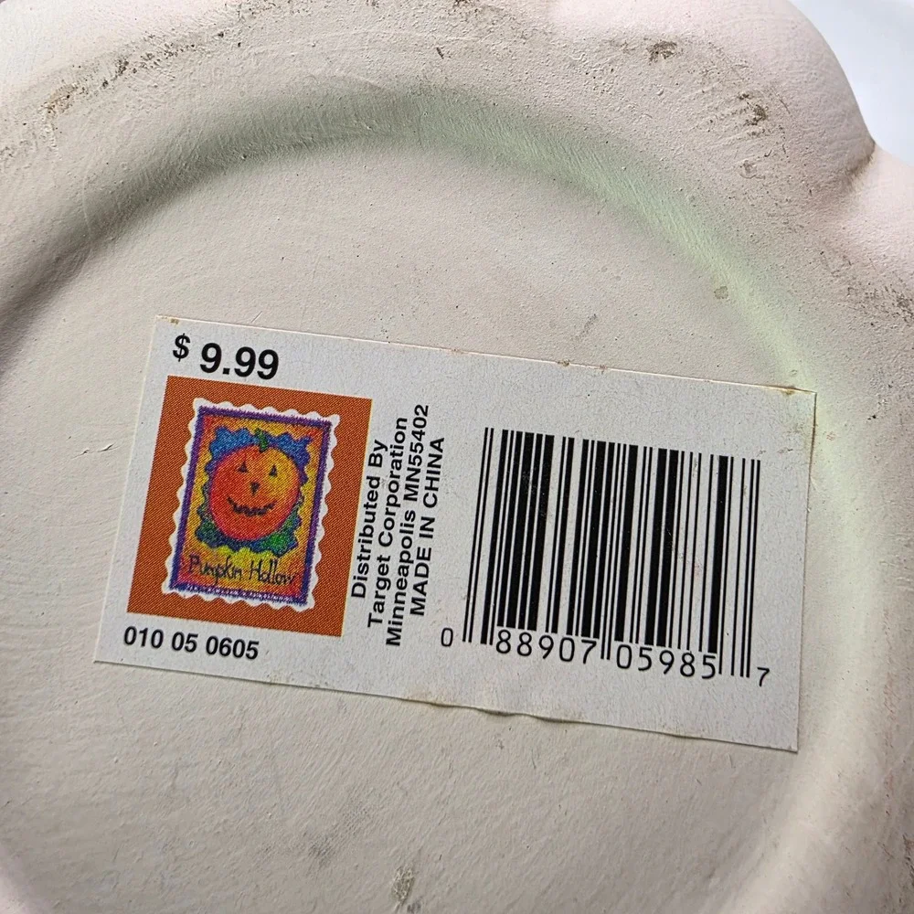 Pumpkin Hollow White Ceramic Pumpkin Jar with Raffia Bow Target‎ 010 05 0605
